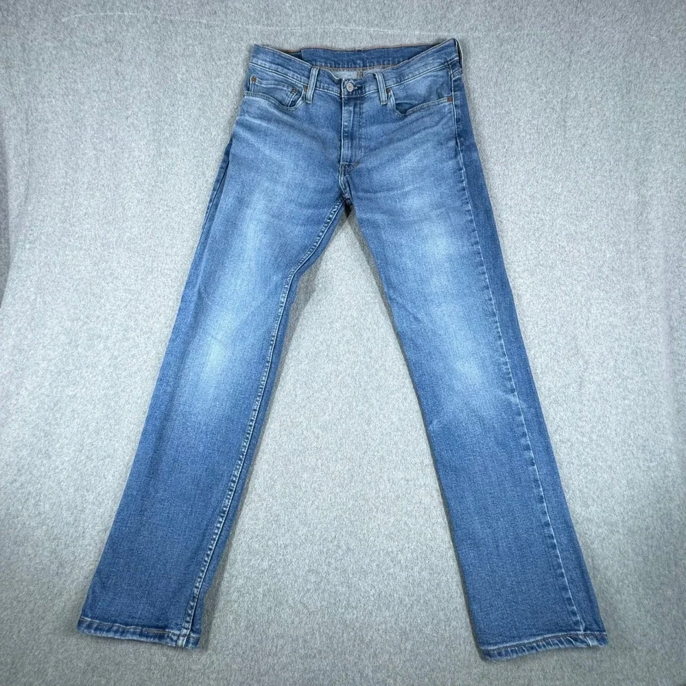 Levis 511 Jeans Mens 36x32 Blue Slim Medium Wash Stretch‎ Denim